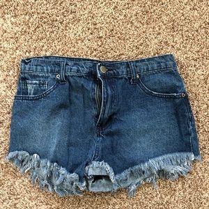 High waisted shorts